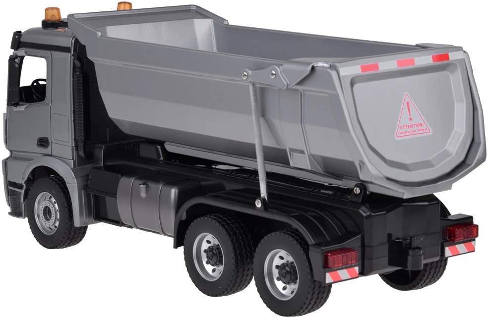 Mercedes Arocs METAL vairuojamas savivartis EE su puspriekabe 1:20 RC0667