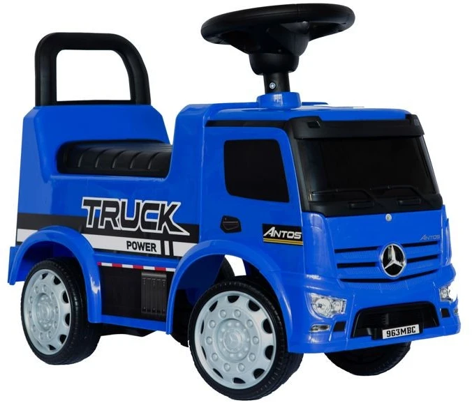 Mercedes - Benz Antos paspiriamukas TRUCK su garso ir šviesos funkcijomis – mėlynas