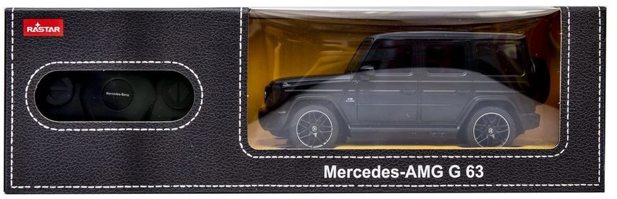 Mercedes-Benz G63 R/C mastelis 1:24 Rastar 95800 nuotoliniu būdu valdomas juodas automobilis