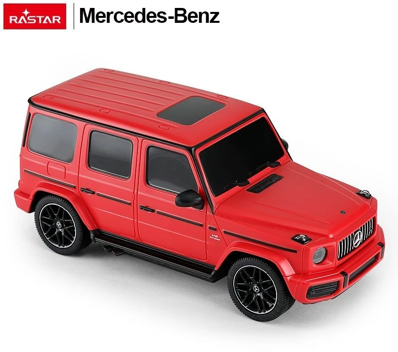 Mercedes-Benz G63 R/C mastelis 1:24 Rastar 95800 nuotoliniu būdu valdomas raudonas automobilis