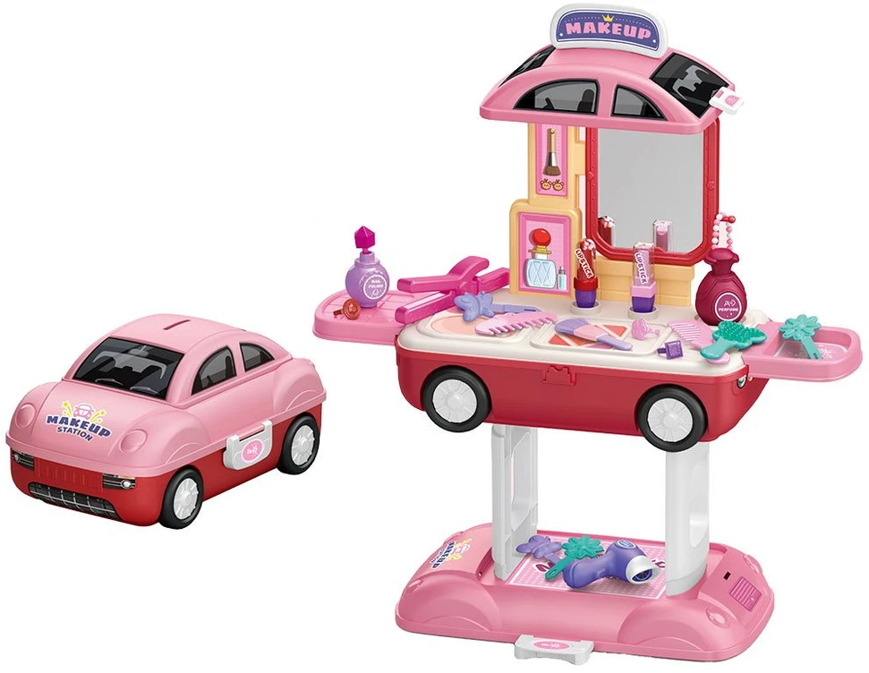 Dėlionė Mergaičių grožio salonas automobilyje 2 in 1 BABY MIX