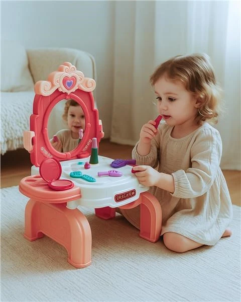 Dėlionė Mergaičių nešiojamas grožio salonas 3 viename kuprinėje BABY MIX