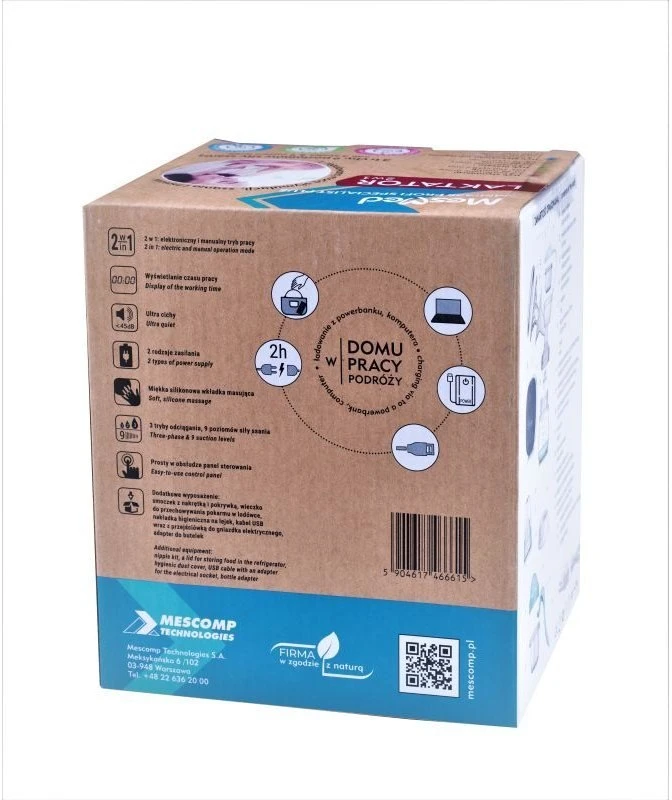 Elektrinis ir rankinis pientraukis MesMed Profi Specialist Plus 2in1