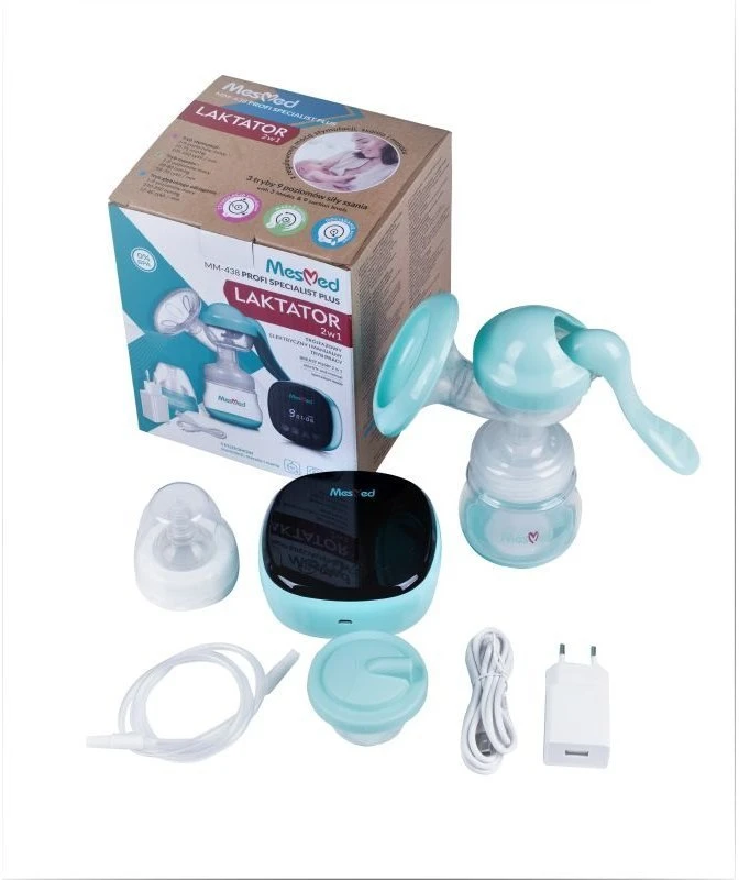 Elektrinis ir rankinis pientraukis MesMed Profi Specialist Plus 2in1