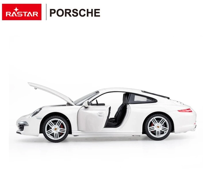 Autko Metalowe 1:24 Porsche 911 Baltas RASTAR
