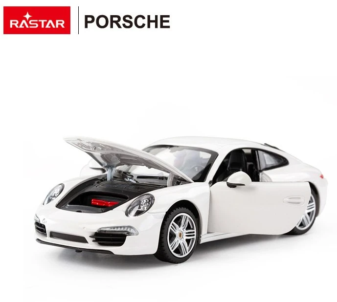 Autko Metalowe 1:24 Porsche 911 Baltas RASTAR