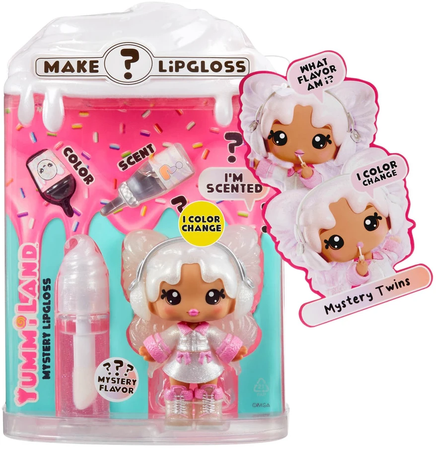 MGA 534563X1EUC Yummiland Lūpų blizgis Doll Series 2- Mystery Chase 2 (Neopolitan/Avery Ice Kreminis) for Sidekick