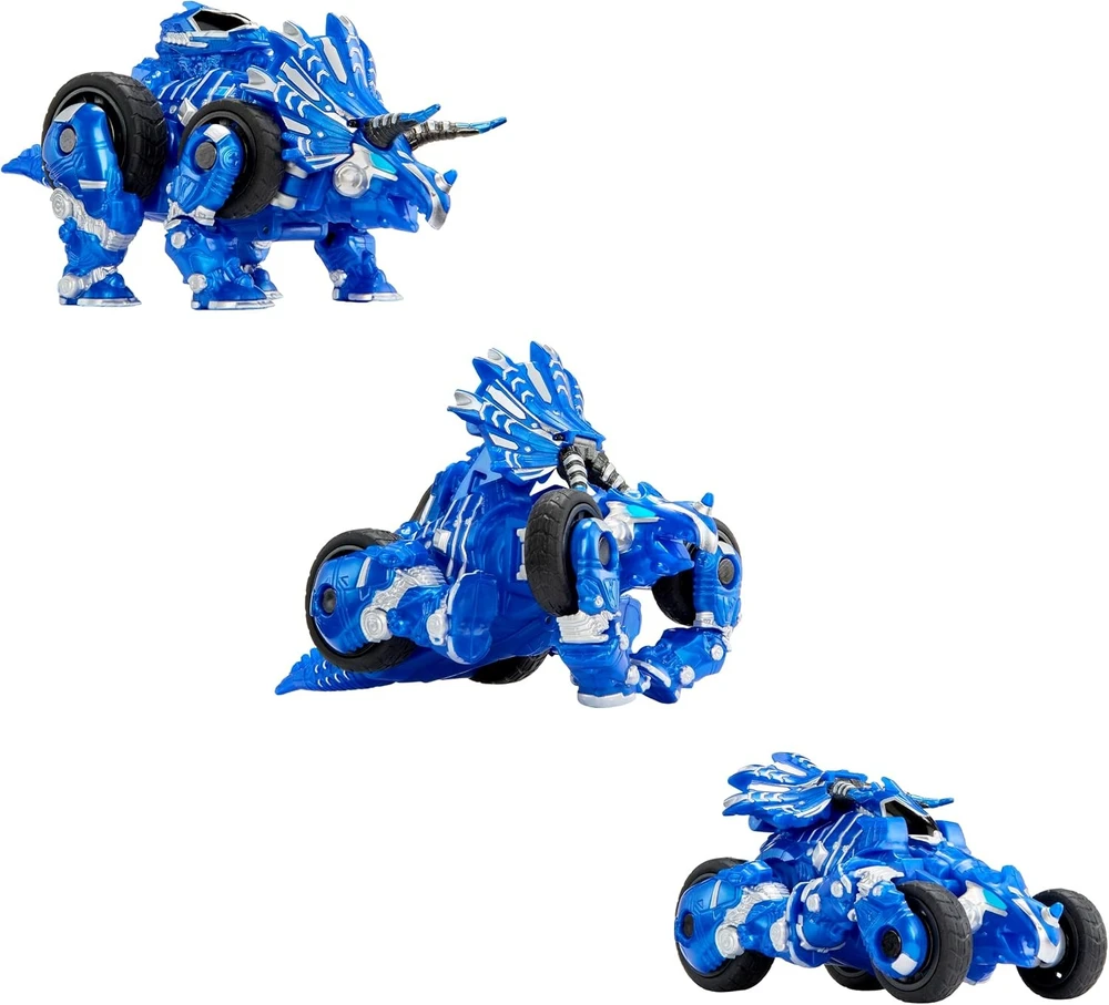 MGA Armorsaurs Evolver transformuojamas dinozauras Cobalt 2 viename 556459-EUC-V