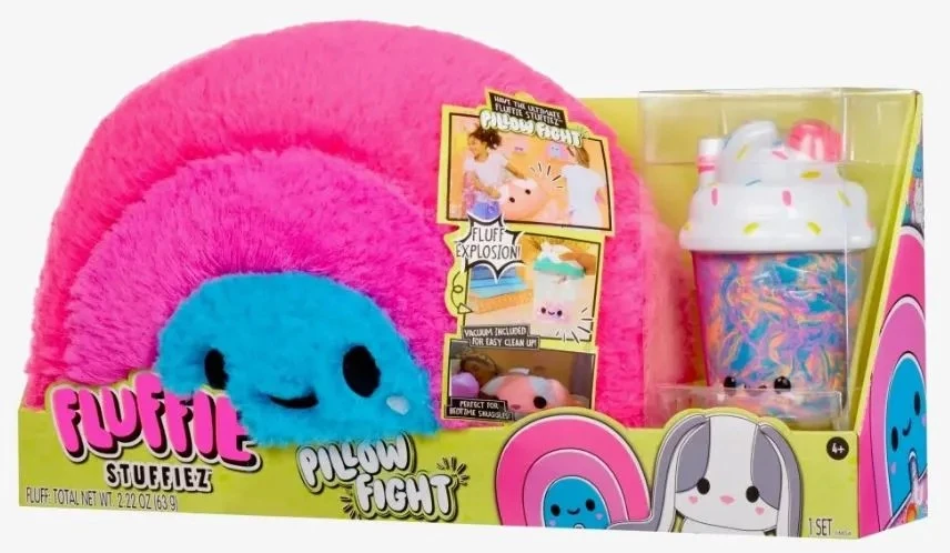 MGA Fluffie Stuffiez pagalvių kovos žaislas Vaivorykštė
