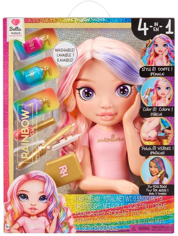 Rainbow High Styling Head plaukų formavimo lėlės modelis – rinkinys (120889/1)