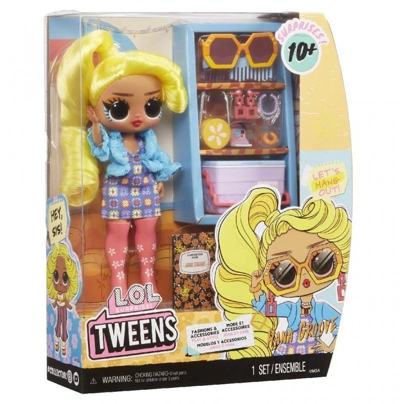 MGA L.O.L. Surprise Tweens Core Lėlė Hana Groove 591658EUC