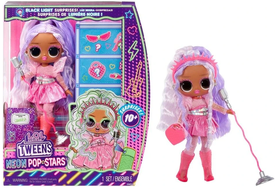 MGA 120667-EUC L.O.L. siurprizo paauglių neoninės popžvaigždės - Kitty K