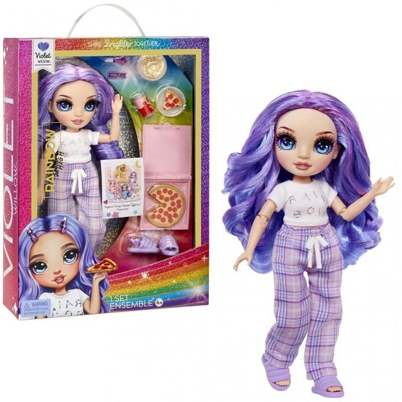 MGA Lėlė Junior High Pižamų Vakarėlio kolekcija Violet violetinė 503705-EUC