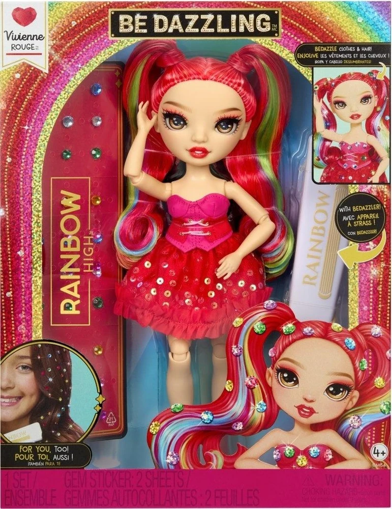 MGA Lėlė „Rainbow High Be Dazzling“ Vivienne Rouge 597803-EUC