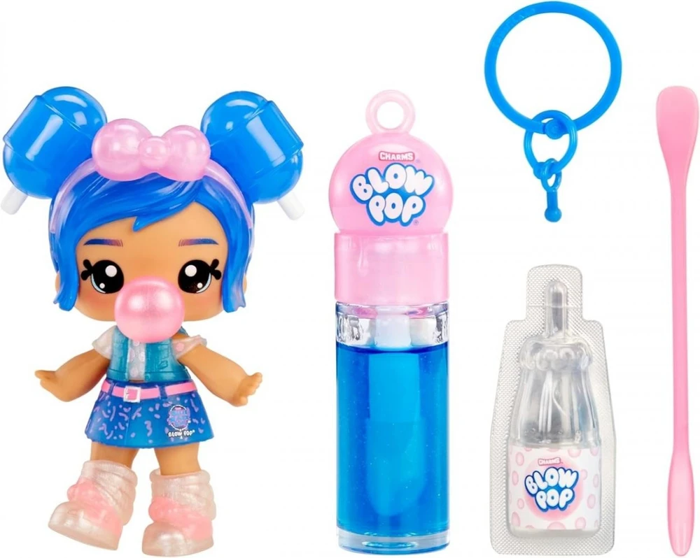 MGA Lėlė yummiland lip gloss, lulu raspberry