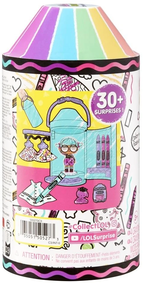 MGA L.O.L. siurprizas dievina CRAYOLA – „Color Me Studio“