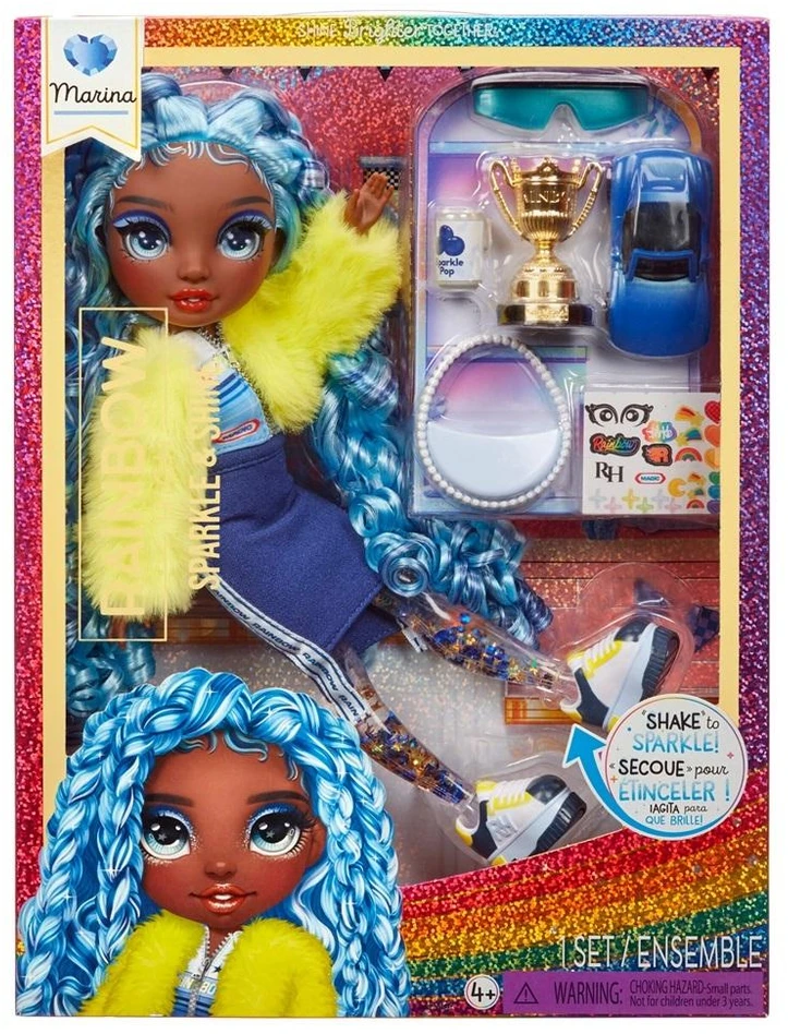 MGA Lėlė High Sparkle & Shine Fashion Dolls- MARINA