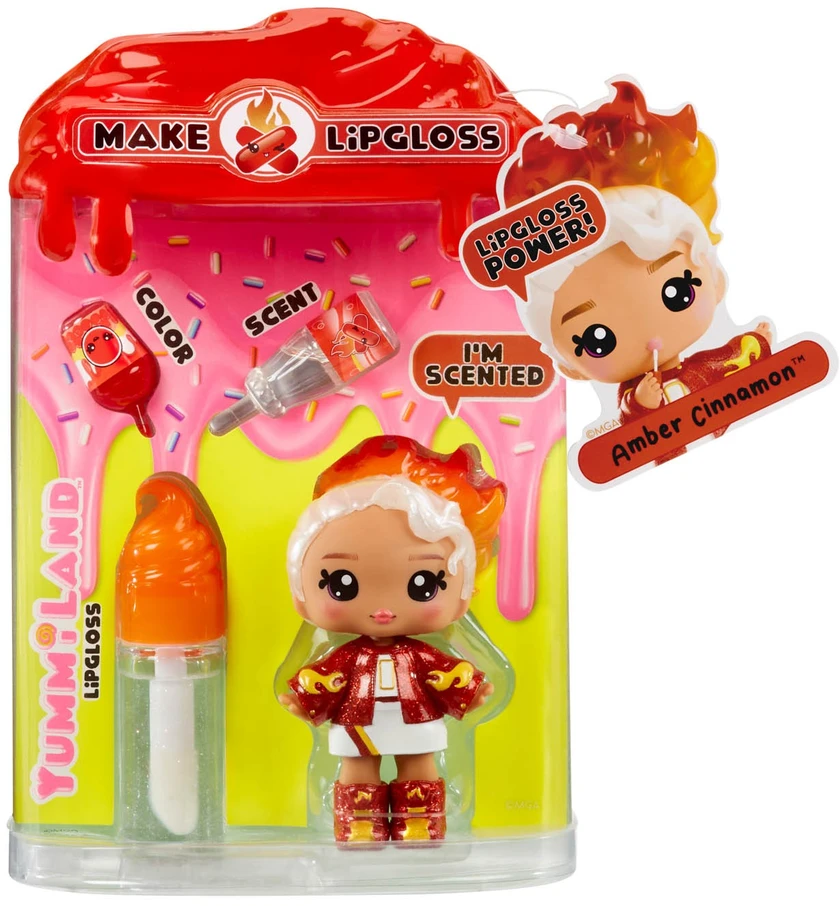 MGA Yummiland lūpų blizgis-lėlė Cinnamon Spice Amber Cinnamon 525615X1EUC