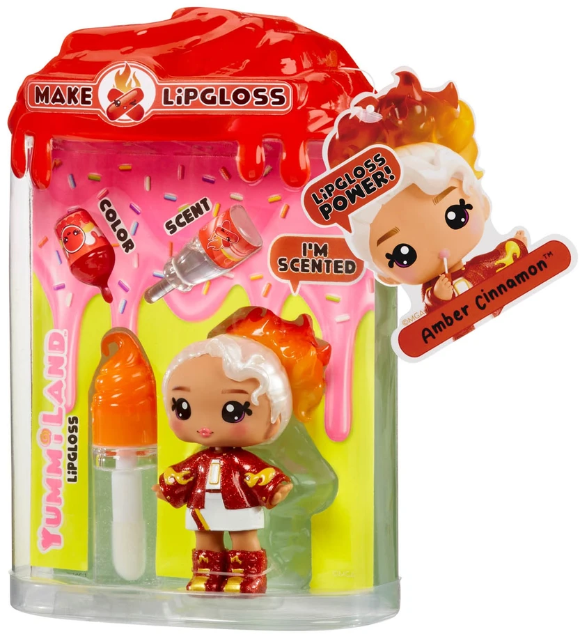 MGA Yummiland lūpų blizgis-lėlė Cinnamon Spice Amber Cinnamon 525615X1EUC