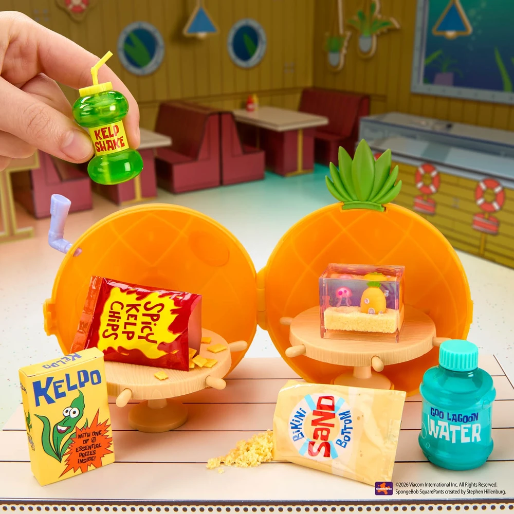 Mgas Miniverse MGA Miniverse Mini Spongebob mini rinkinys PDQ 599296-EUC