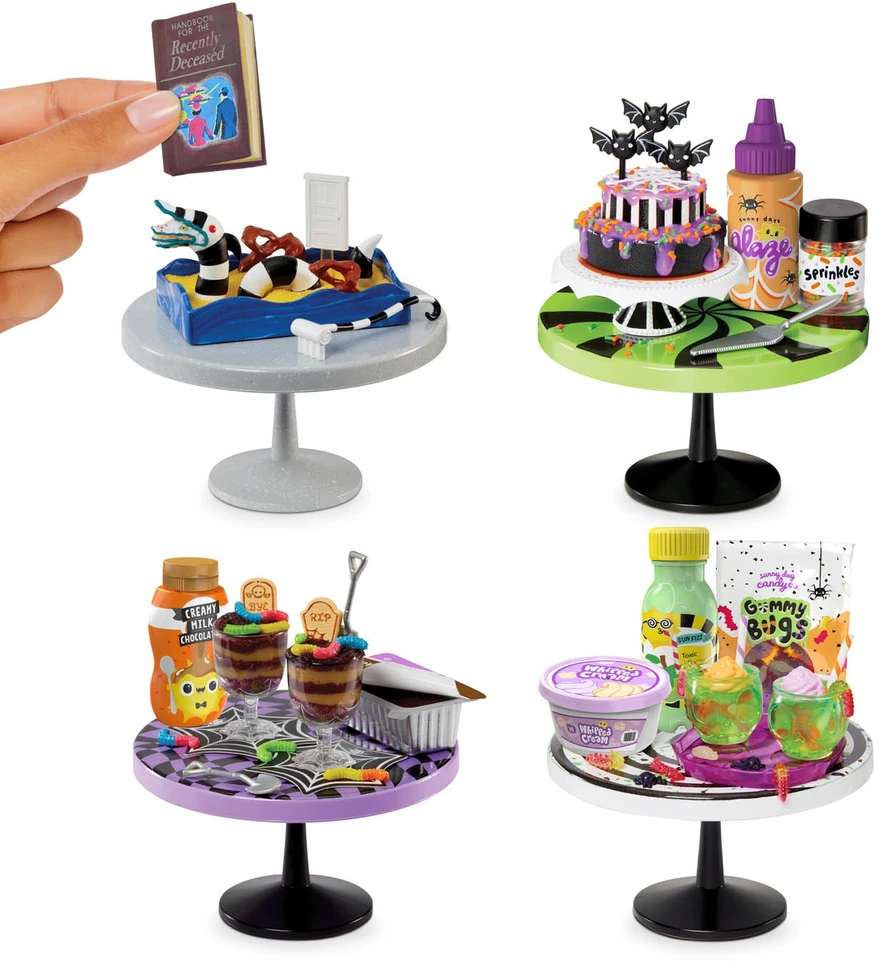 MGA's Miniverse žaidimų rinkinys Make It Mini virtuvėlė: Helovino licencijuota WB tema