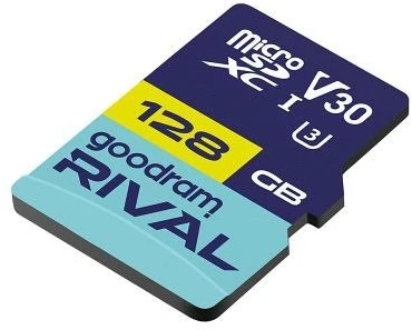 Atminties kortelė GOODRAM RIVAL M3AA 128 GB Micro SDXC V30 UHS-I U3 + adapteris (GGSM3AA-1280R12)