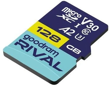GOODRAM RIVAL M2AA 128 GB Micro SDXC V30 A2 UHS-I U3 + adapteris (GGSM2AA-1280R12)