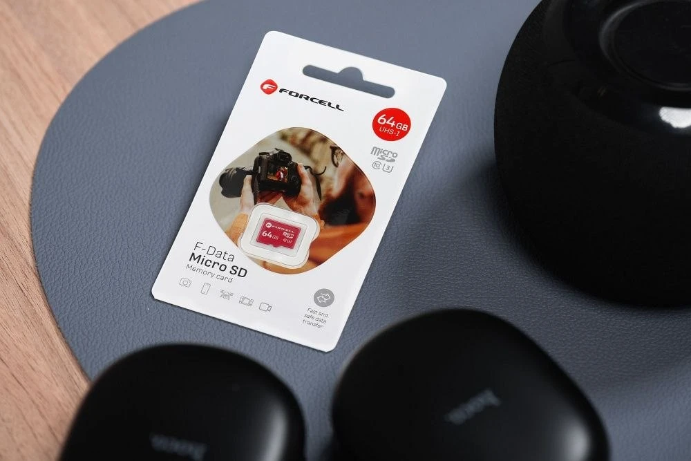 FORCELL F-DATA atminties kortelė 64GB UHS-I U3 10 klasė