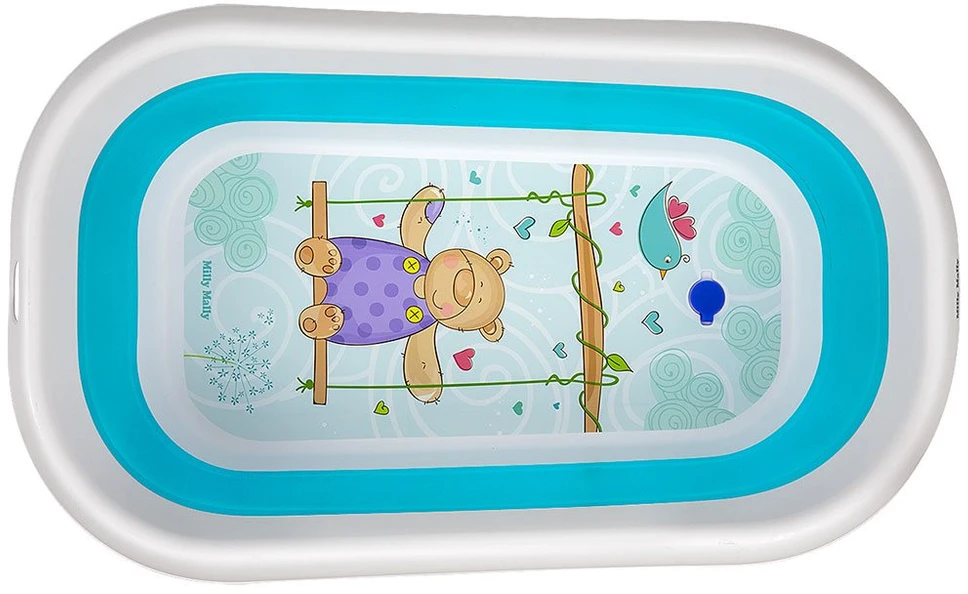 MILLY MALLY Sulankstoma vonia Aqua mėlyna