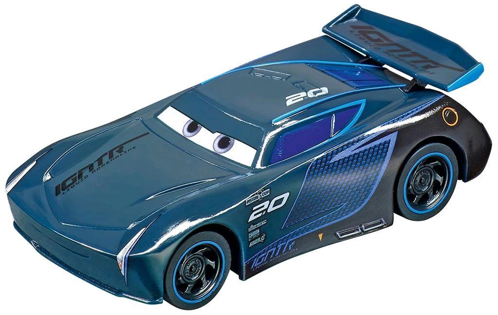 Carrera Pixar automobiliai - galios dvikovos lenktynės