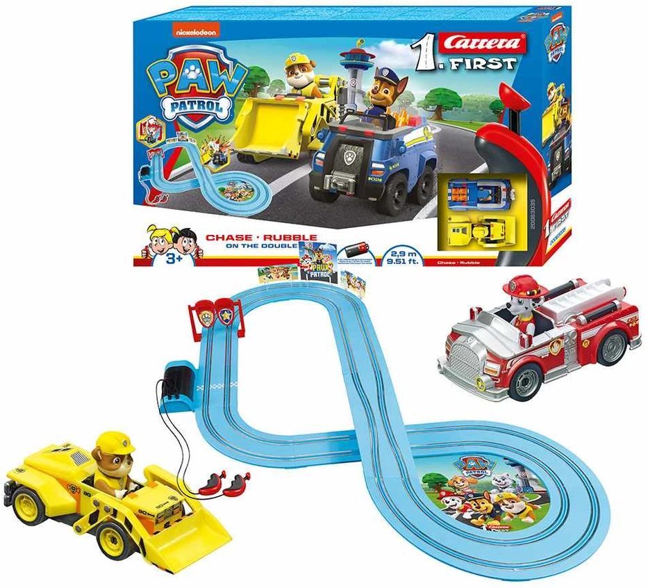 Milly Mally Carrera FIRST Paw Patrol žaislas ant dvigubo 2,9 m