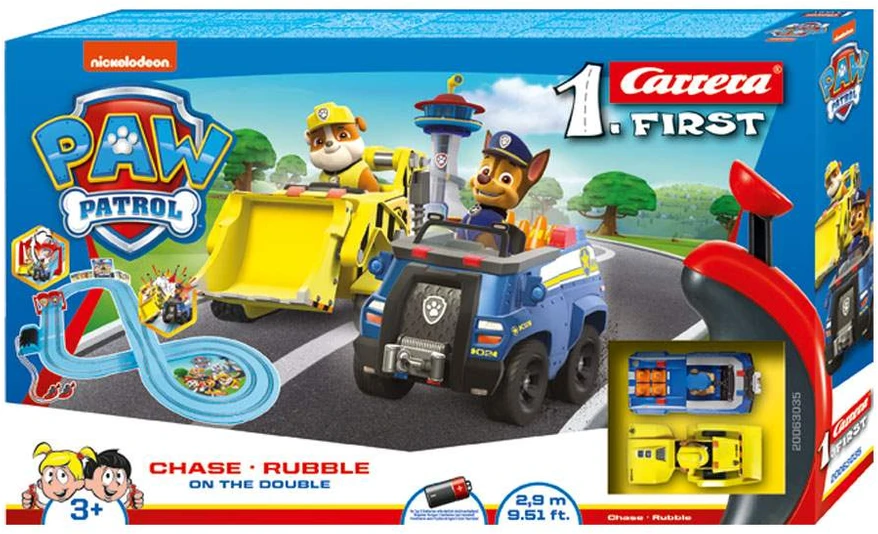 Milly Mally Carrera FIRST Paw Patrol žaislas ant dvigubo 2,9 m