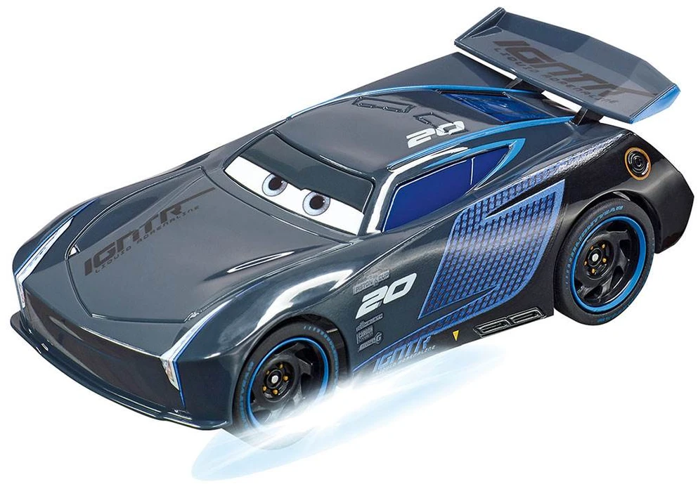 Milly Mally Carrera Go Cars – Neon Nights 5,3 m trasos rinkinys su nuotolinio valdymo automobiliukais