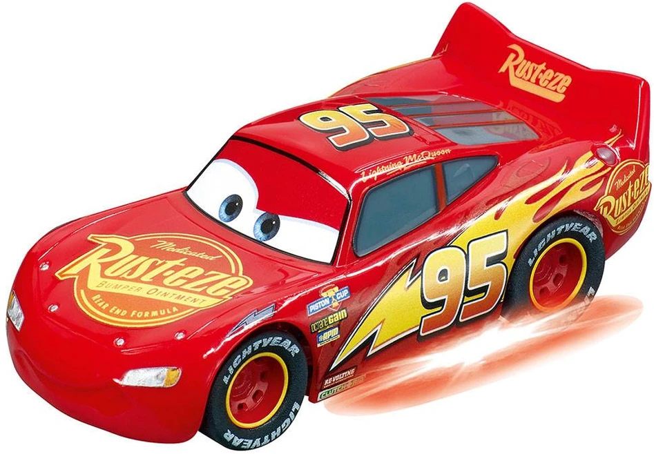 Milly Mally Carrera Go Cars – Neon Nights 5,3 m trasos rinkinys su nuotolinio valdymo automobiliukais