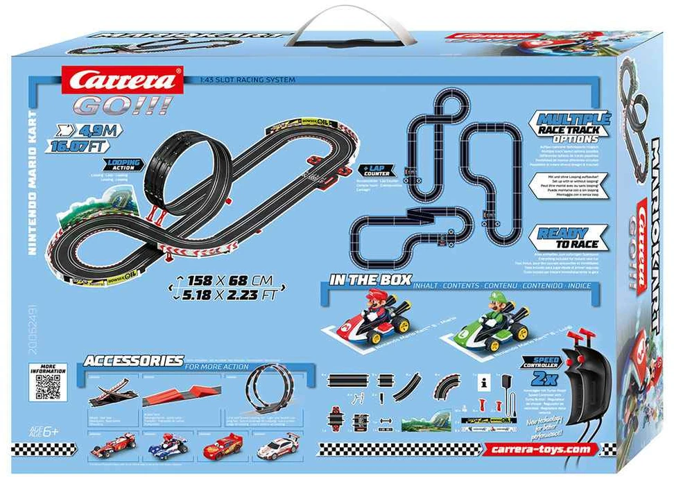 Milly Mally Carrera Go Nintendo Mario Kart™ 8 – 4,9 m trasos rinkinys