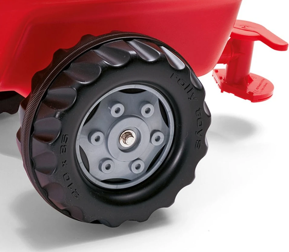 Rolly Toys „Roll Toys RollTrailer“ tanklaivio priekaba prie traktoriaus ugniagesių brigados 5L