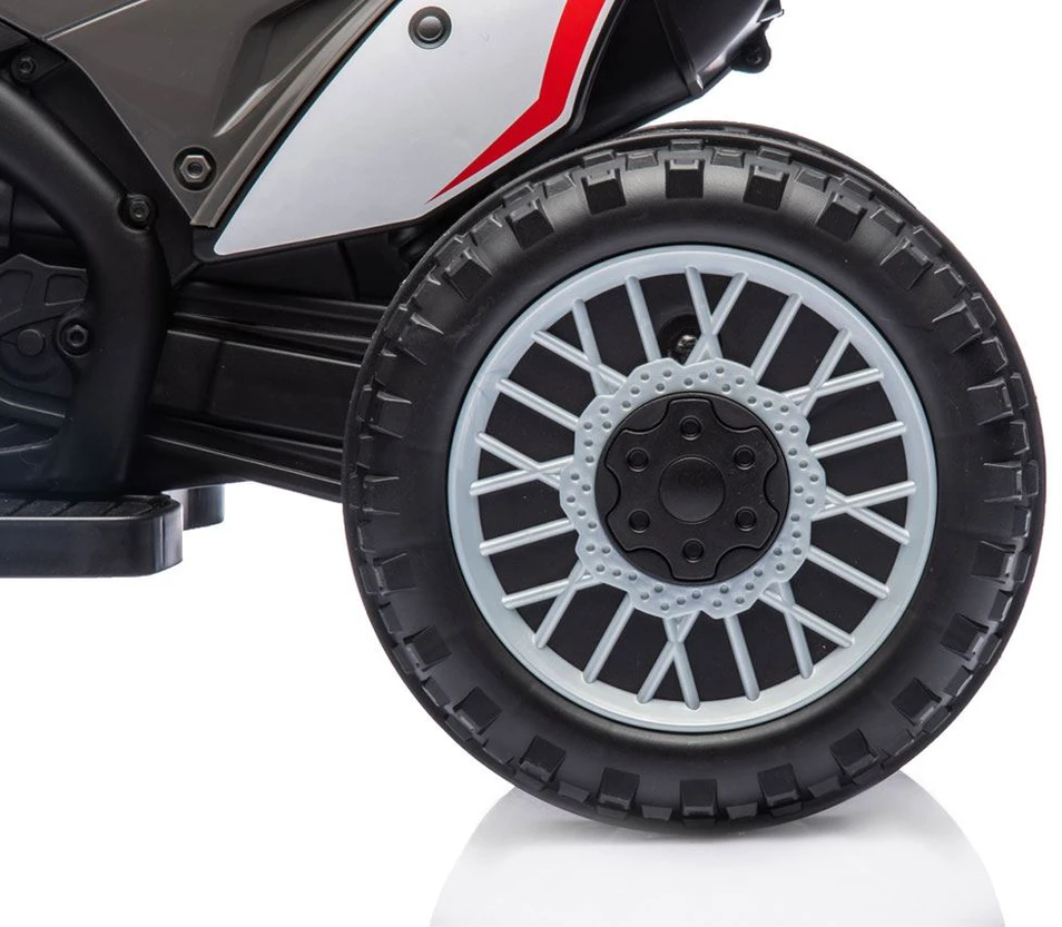 Milly Mally Honda CRF 450R elektrinis motociklas pilkos spalvos