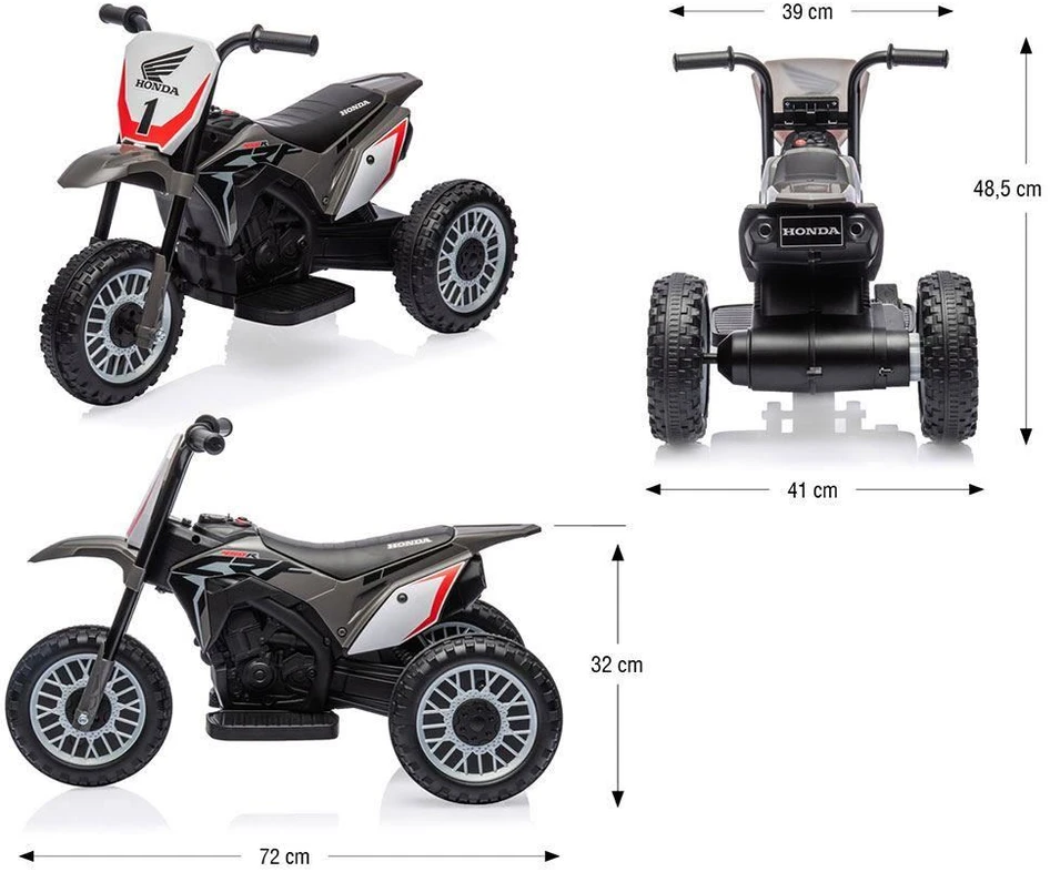 Milly Mally Elektrinis motociklas HONDA CRF 450R, Žalias