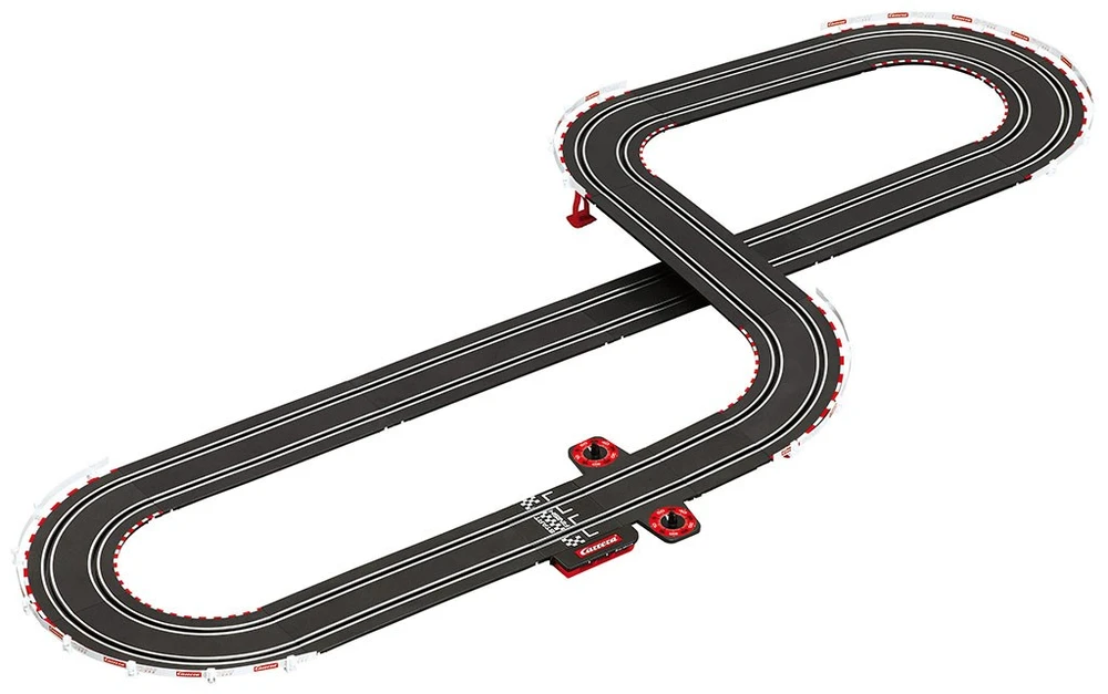 Automobilių Lenktynių Rinkinys - Carrera 1:43 Go Race To Victory (trasos, 2 automobiliai, valdikliai, maitinimo šaltinis)