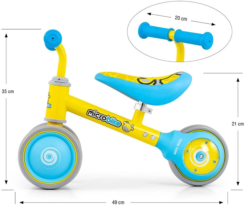 MILLY MALLY 5713 Micro Plus žirafos transporto priemonė