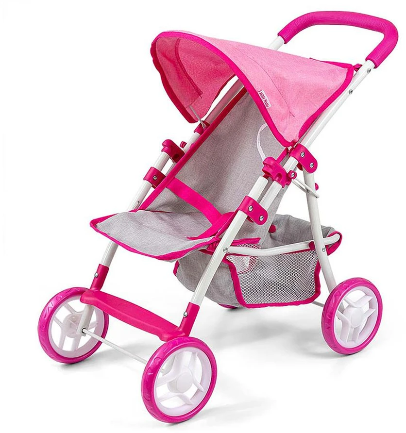 MILLY MALLY 2724 Lėlių vežimėlis Natalie Prestige Rožinis