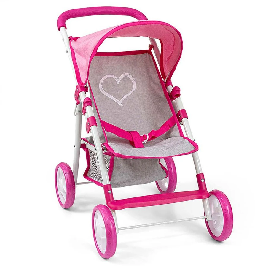 MILLY MALLY 2724 Lėlių vežimėlis Natalie Prestige Rožinis