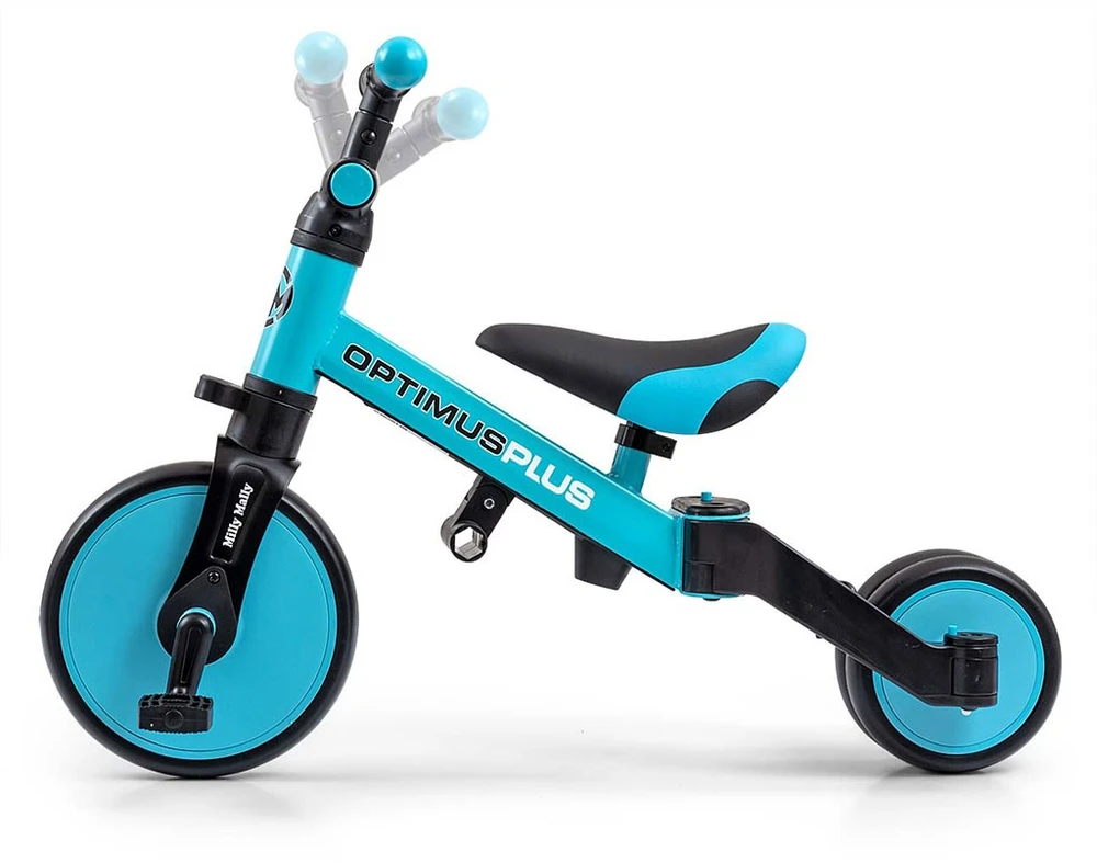 Milly Mally 4-in-1 Optimus Plus dviratukas vaikams