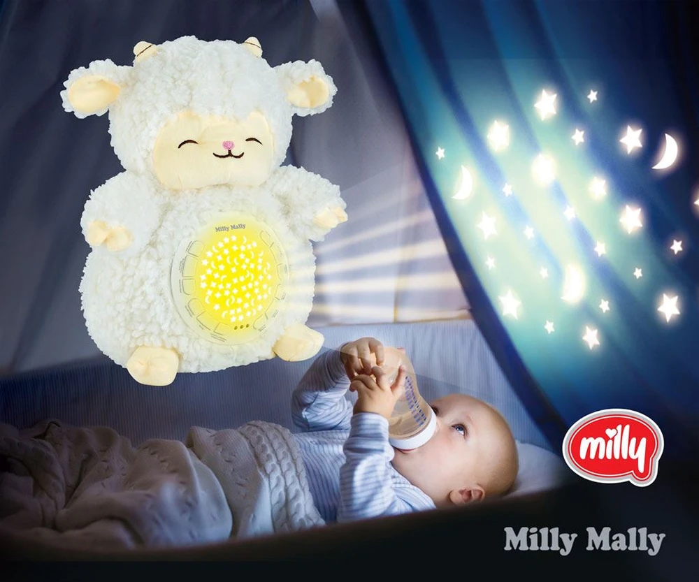 MILLY MALLY Milly Sheep projektorius pliušinis žaislas