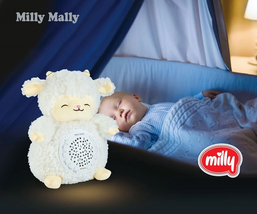 MILLY MALLY Milly Sheep projektorius pliušinis žaislas