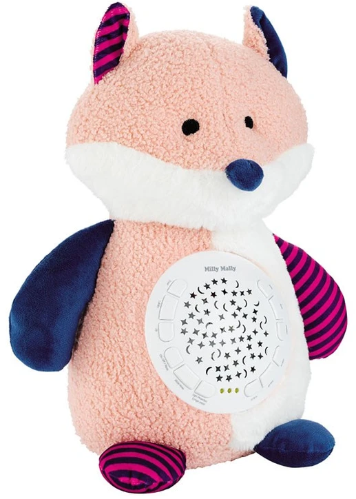 MILLY MALLY Milly Fox projektoriaus pliušinis žaislas