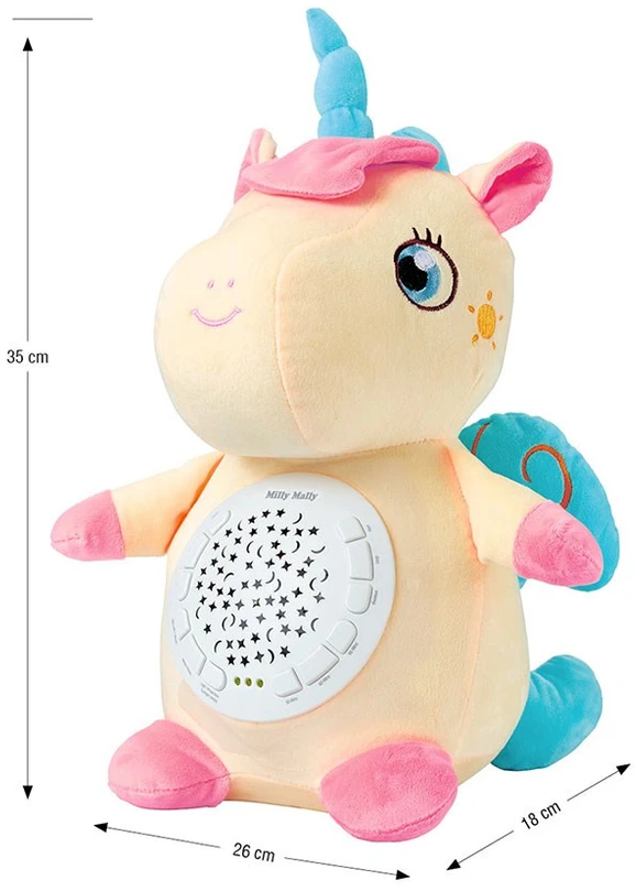 MILLY MALLY Milly vienaragio projektoriaus pliušinis žaislas