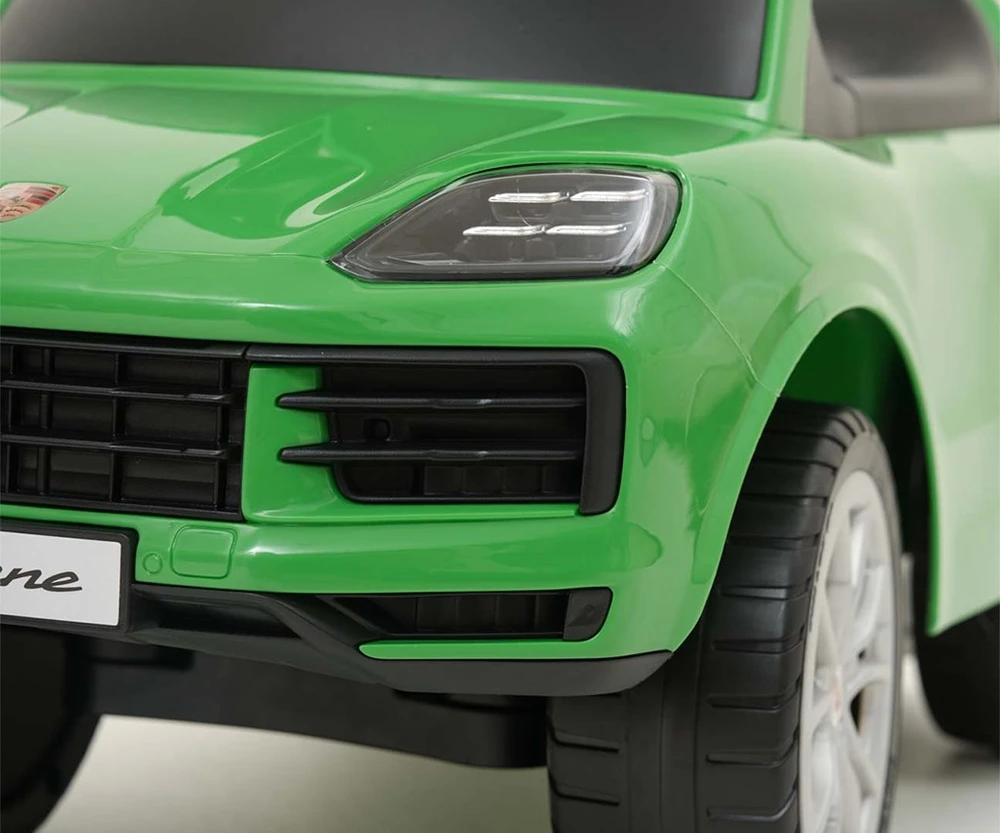 Milly Mally Porsche Cayenne S žalias važiuojantis automobilis