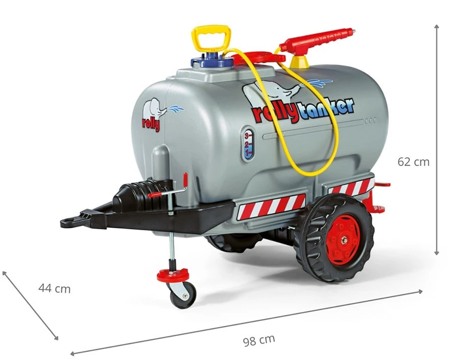 Rolly Toys Traukinys RollyTrailer Cisterna su purškikliu ir pompa