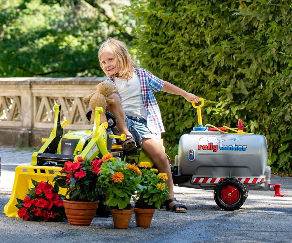 Rolly Toys Traukinys RollyTrailer Cisterna su purškikliu ir pompa